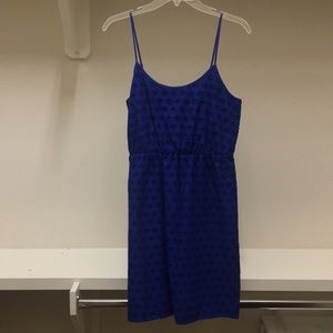 Made well size 2 blue eyelet dress